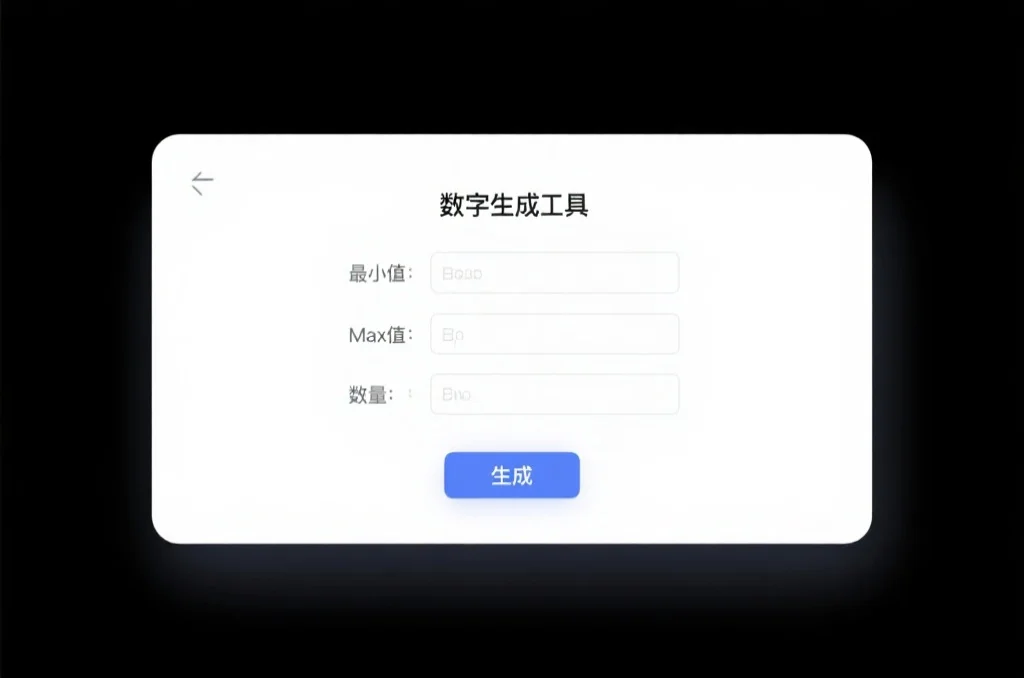 掌握本站数字生成工具：参数设置与结果解读完全指南